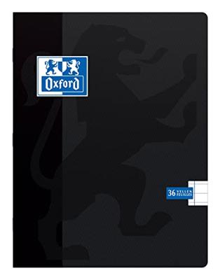 Oxford School schrift, ft A5, 72 bladzijden, met kantlijn, gelijnd, geassorteerde kleuren - thumbnail