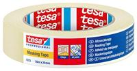 tesa STANDARD 04323-00041-00 Maskeertape tesakrepp Beige (l x b) 50 m x 25 mm 1 stuk(s) - thumbnail