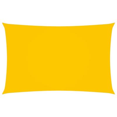 Zonnescherm rechthoekig 4x7 m oxford stof geel