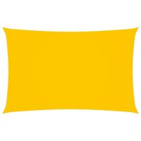 Zonnescherm rechthoekig 4x7 m oxford stof geel - thumbnail