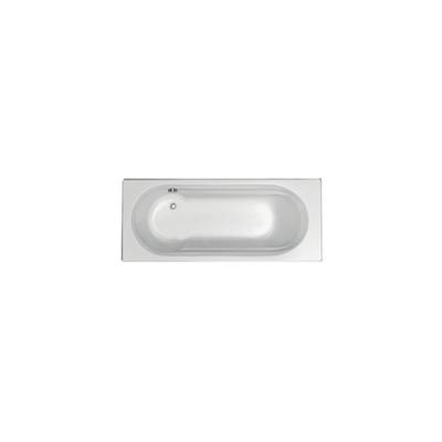 Plieger Ligbad Queen Solo Acryl met Geïntegreerd Douchegedeelte 170x70x43 cm met Poten Wit