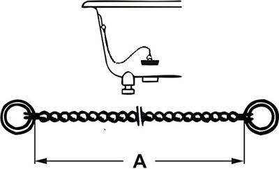 Cornat Kogelketting 500Mm Voor Bad Ch - TEC329199