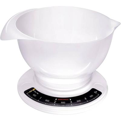 Soehnle 65054 culina pro analoge keukenweegschaal met mengkom 2.5l wit