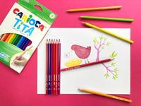 Carioca kleurpotlood Tita, 36 stuks in een kartonnen etui - thumbnail