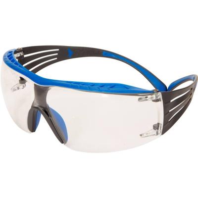 3M Veiligheidsbril | EN 166 | beugel blauw / grijs, ring helder | polycarbonaat | 1 stuk - 7100185269 7100185269
