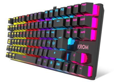 Toetsenbord Krom NXKROMKASICTKL Zwart Met Achtergrondverlichting - thumbnail
