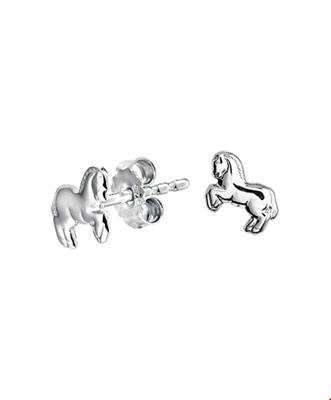 TFT Oorknoppen Paard Zilver Gerhodineerd Glanzend 8.5 mm x 7 mm TFT Oorknoppen Paard Zilver Gerhodineerd Glanzend 8.5 mm x 7 mm