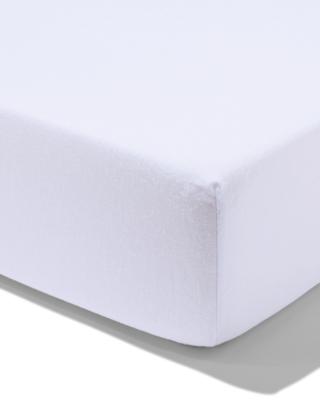 HEMA Hoeslaken 140x200cm flanel wit (wit)