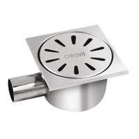 Doucheput BWS RVS 150x150mm Zijuitlaat - thumbnail