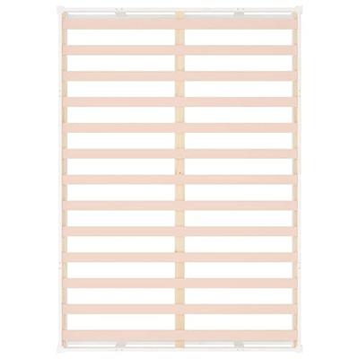 Bedframe massief hout wit 160x200 cm