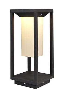 Deko Light 733049 Stehleuchte, Samas Solar 340 Staande lamp op zonne-energie met bewegingsmelder LED LED vast ingebouwd 2.2 W Donkergrijs