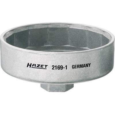 HAZET Oliefitersleutel 2169-1 · 1/2 inch (12,5 mm) vierkant hol · Buiten-15-kant-profiel · SW 92 mm