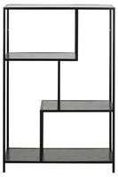 Boekenkast Jaxx - zwart - 114x77x35 cm - thumbnail