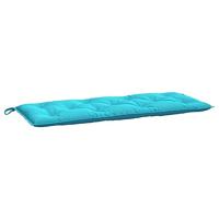Tuinbankkussens 2 st 120x50x7 cm stof turquoise - thumbnail