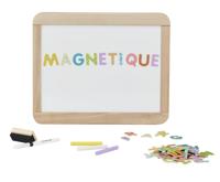 Houten schoollei - JEUJURA - Dubbelzijdig magnetisch: krijt en uitwisbare viltstift - thumbnail