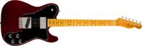 Fender American Vintage II 1977 Telecaster Custom Wine MN elektrische gitaar met koffer - thumbnail