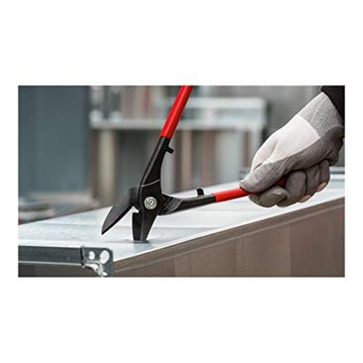 Erdi Ideaalplaatschaar | lengte 280 mm links | staal max. 1 mm | RVS max. 0,8 mm | 1 stuk - D216-280L-B-SBSK D216-280L-B-SBSK