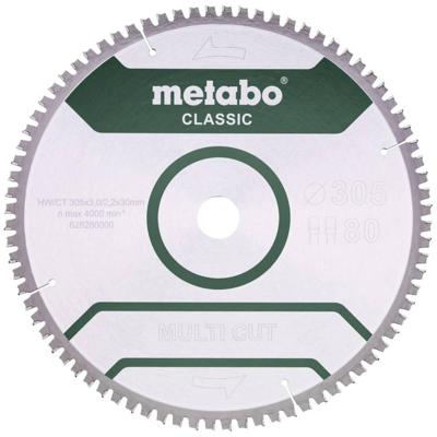 Metabo Accessoires Cirkelzaagblad | "Multi Cut Classic" | 305x30mm | Z80 FZ/TZ 5° neg - 628286000