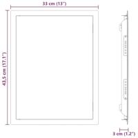 Toegangs paneel Wit 30 x 40 cm Staal - thumbnail