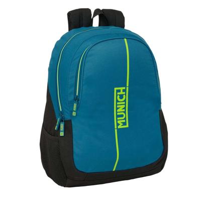 Schoolrugzak Munich Land Zwart Groen 32 x 44 x 16 cm Schoolrugzak Munich Land Zwart Groen 32 x 44 x 16 cm