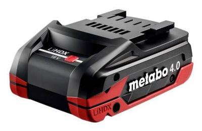 Metabo Accu 18 Volt | LiHDX 4.0 Ah - 624974000 Metabo Accu 18 Volt | LiHDX 4.0 Ah - 624974000