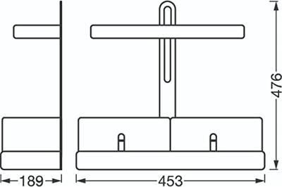 LEDVANCE LED-plantenlamp Indoor Garden KIT 450 WT 189 mm 230 V LED vast ingebouwd 20 W Natuurwit 1 stuk(s)