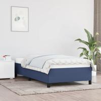 Bedframe stof blauw 80x200 cm - thumbnail