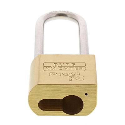 Burg Wächter 116 PC 50 HB 80 Niro Hangslot 51.3 mm Messing Hangslot voor profielcilinder