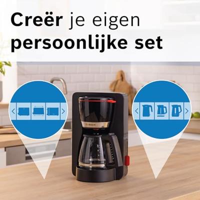 Bosch TKA4M233 Koffiefilter apparaat Zwart - thumbnail