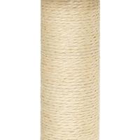 Kattenmeubel met sisal krabpalen 92 cm crmekleurig - thumbnail
