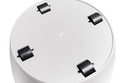 ELHO Brussels Wheels 47 ronde bloempot - Wit - Ø 47 x H 44 cm - interieur - 100% gerecycled