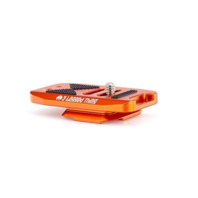 3 Legged Thing BASE70 PD Arca en Peak-Design- compatibele snelwisselplaat 70 mm - koper (oranje)