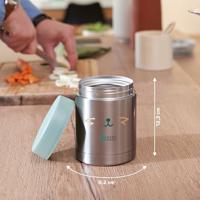 BABYMOOV EAT'S ISY roestvrij stalen container grijsblauw - thumbnail