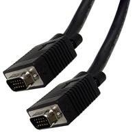 LogiLink VGA monitorkabel 10m HD DSUB 15-pins (mannelijk/mannelijk, 2-voudige afscherming, ferrietkern) zwart - thumbnail