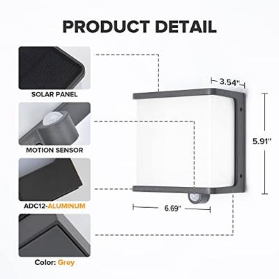 Lutec Design wandlampDoblo solar vierkant - 6943701125