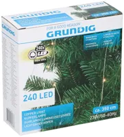 Lichtsnoer koper 240 LED - warm wit - 8 functies - thumbnail