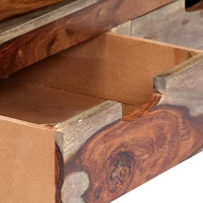 TV-meubel 130x30x40 cm massief acaciahout