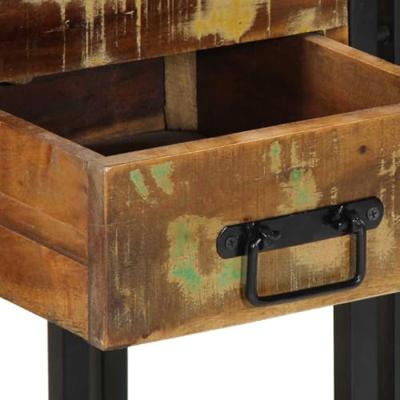 Nachtkastje 2 pcs 40 x 35 x 50 cm massief gerecycled hout