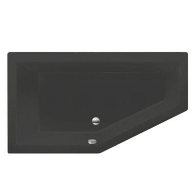 Ligbad Inbouw Xenz Society 160 Vijfhoek Rechts 90x160x50cm Acryl Ebony Zwart Mat met Poten Ligbad Inbouw Xenz Society 160 Vijfhoek Rechts 90x160x50cm Acryl Ebony Zwart Mat met Poten