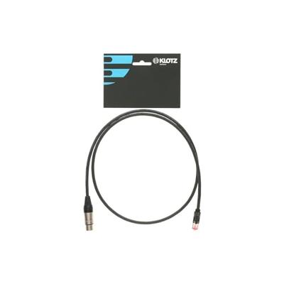Klotz DMXK5FRJ45M verloopkabel RJ45 male - XLR 5-pins female