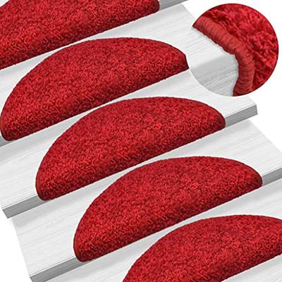 Trapmatten 15 st 65x21x4 cm Rood Halfrond Groot