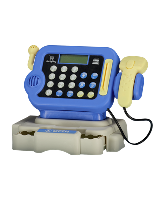 Speelgoed kassa-speelset - Blauw