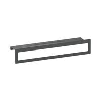 Brauer Handdoekrek - met Planchet - Gunmetal Geborsteld Pvd - thumbnail