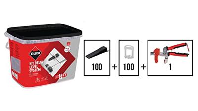 Rubi Kit Delta Level Systeem | 1 mm - 03956