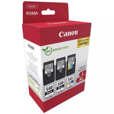 Canon Inktcartridge PG-540L+CL-541XL Origineel Triple Zwart, Zwart, Kleur 5224B017