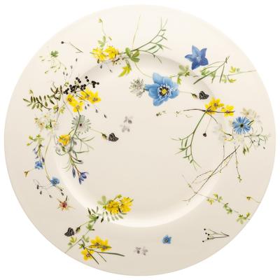 ROSENTHAL - Brillance Fleurs des Alpes - Plaatsbord 33cm met Rand ROSENTHAL - Brillance Fleurs des Alpes - Plaatsbord 33cm met Rand