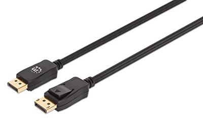 Manhattan 353618 DisplayPort-kabel DisplayPort Aansluitkabel DisplayPort-stekker, DisplayPort-stekker 2.00 m Zwart 8K UHD Manhattan 353618 DisplayPort-kabel DisplayPort Aansluitkabel DisplayPort-stekker, DisplayPort-stekker 2.00 m Zwart 8K UHD