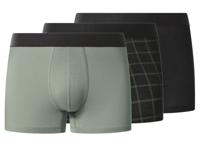 esmara Men Set van 3 heren boxers (Zwart/groen, XL) - thumbnail