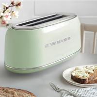Vintage Toaster - SWEISS - GRV7 - 2 sleuven - 1500 W - Groen - thumbnail