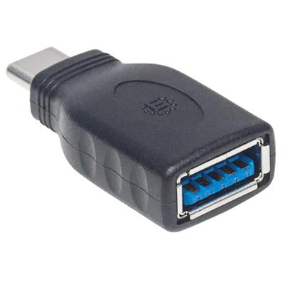 Manhattan USB 3.2 Gen 1 (USB 3.0) Adapter [1x USB 3.2 Gen 2 stekker C (USB 3.1) - 1x USB 3.2 Gen 2 bus A (USB 3.1)] Adapter USB-C Stecker auf USB A Buchse USB